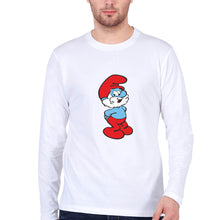 Load image into Gallery viewer, Papa Smurf Full Sleeves T-Shirt for Men-White-Ektarfa.online
