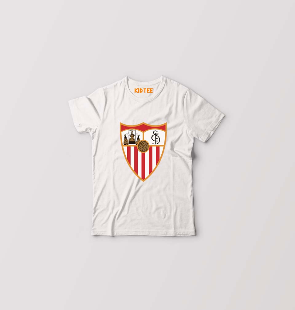 Sevilla Kids T-Shirt for Boy/Girl-White-Ektarfa.online