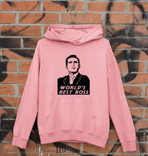 Load image into Gallery viewer, Michael Scott Best Boss Unisex Hoodie for Men/Women-Light Pink-Ektarfa.online
