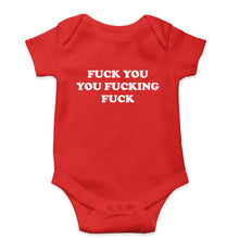 Load image into Gallery viewer, Funny Fuck Kids Romper For Baby Boy/Girl-0-5 Months(18 Inches)-Red-Ektarfa.online
