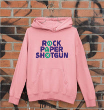 Load image into Gallery viewer, Rock Paper Shotgun Unisex Hoodie for Men/Women-S(40 Inches)-Light Pink-Ektarfa.online
