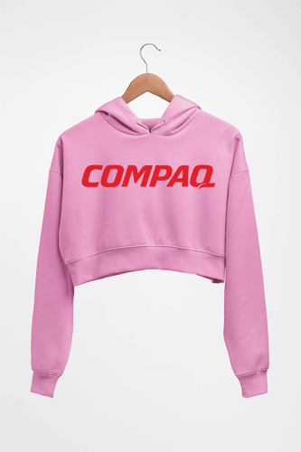 Compaq Crop HOODIE FOR WOMEN-Light Baby Pink-Ektarfa.online