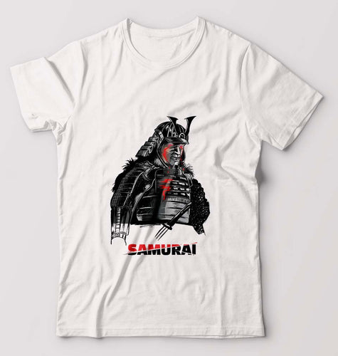 Samurai T-Shirt for Men-White-Ektarfa.online
