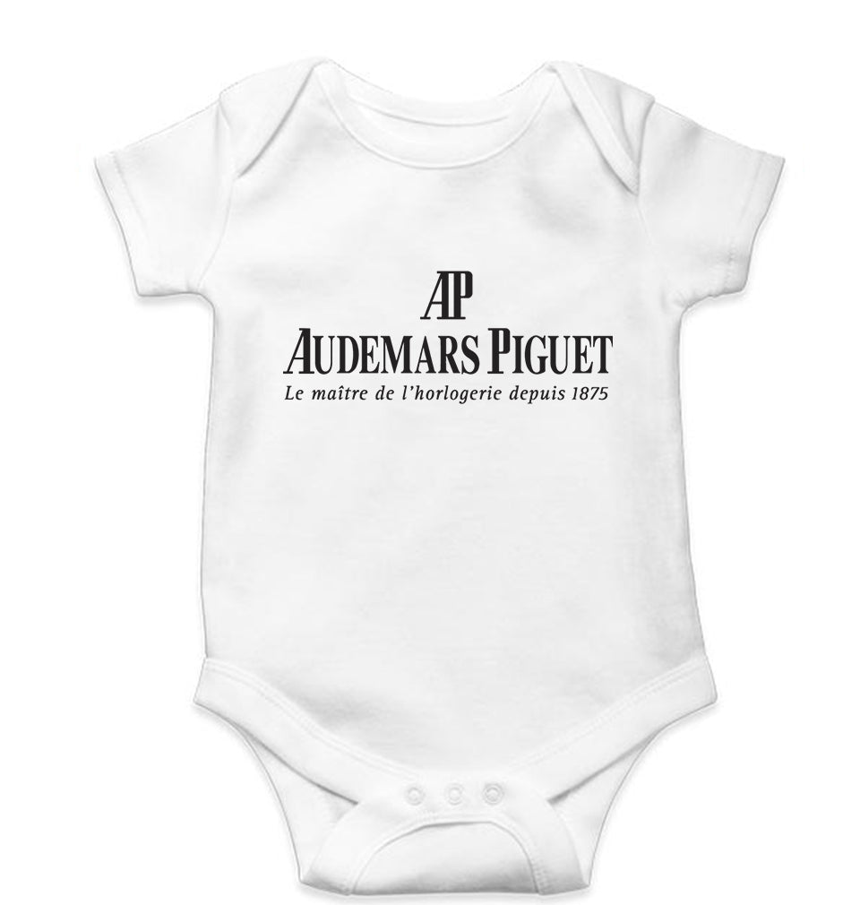Audemars Piguet Kids Romper For Baby Boy/Girl-0-5 Months(18 Inches)-White-Ektarfa.online