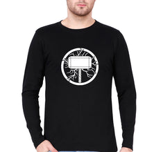 Load image into Gallery viewer, Thor Superhero Full Sleeves T-Shirt for Men-Black-Ektarfa.online
