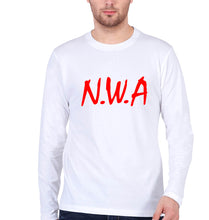 Load image into Gallery viewer, NWA Full Sleeves T-Shirt for Men-S(38 Inches)-White-Ektarfa.online
