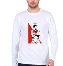 Load image into Gallery viewer, Kylian Mbappé Full Sleeves T-Shirt for Men-White-Ektarfa.online

