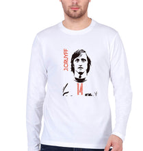Load image into Gallery viewer, Johan Cruyff Full Sleeves T-Shirt for Men-S(38 Inches)-White-Ektarfa.online
