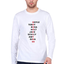 Load image into Gallery viewer, Brooklyn Nine-Nine Full Sleeves T-Shirt for Men-S(38 Inches)-White-Ektarfa.online
