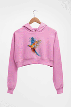 Load image into Gallery viewer, Parrot Crop HOODIE FOR WOMEN-Light Baby Pink-Ektarfa.online
