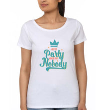 Load image into Gallery viewer, Party T-Shirt for Women-XS(32 Inches)-White-Ektarfa.online
