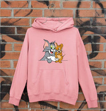 Load image into Gallery viewer, Tom and Jerry Unisex Hoodie for Men/Women-S(40 Inches)-Light Pink-Ektarfa.online
