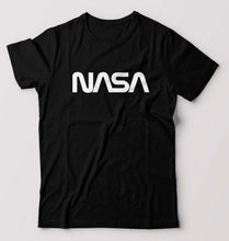 Load image into Gallery viewer, Nasa T-Shirt for Men-S(38 Inches)-Black-Ektarfa.online
