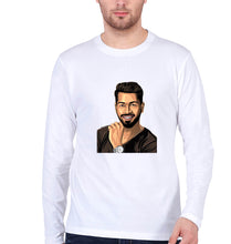 Load image into Gallery viewer, Hardik Pandya Full Sleeves T-Shirt for Men-White-Ektarfa.online

