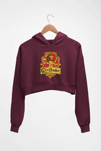 Load image into Gallery viewer, Harry Potter Gryffindor Crop HOODIE FOR WOMEN
