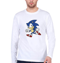 Load image into Gallery viewer, Sonic Full Sleeves T-Shirt for Men-White-Ektarfa.online
