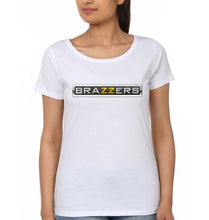 Load image into Gallery viewer, Brazzers T-Shirt for Women-White-Ektarfa.online
