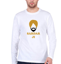 Load image into Gallery viewer, Sardar JI Full Sleeves T-Shirt for Men-White-Ektarfa.online
