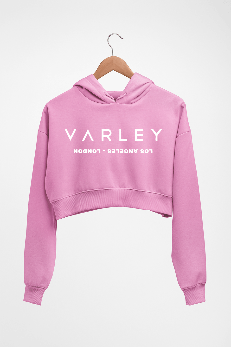 Varley Crop HOODIE FOR WOMEN-Light Baby Pink-Ektarfa.online