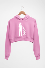 Load image into Gallery viewer, James Bond (007) Crop HOODIE FOR WOMEN-Light Baby Pink-Ektarfa.online
