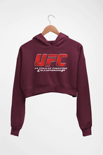 Load image into Gallery viewer, UFC HOODIE FOR WOMEN-Maroon-Ektarfa.online
