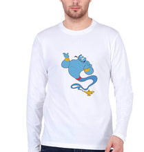 Load image into Gallery viewer, Aladdin Genie(Jinn) Full Sleeves T-Shirt for Men-White-Ektarfa.online
