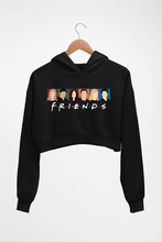 Load image into Gallery viewer, Friends Crop HOODIE FOR WOMEN-Black-Ektarfa.online
