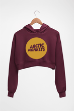 Load image into Gallery viewer, Arctic Monkeys Crop HOODIE FOR WOMEN-Maroon-Ektarfa.online
