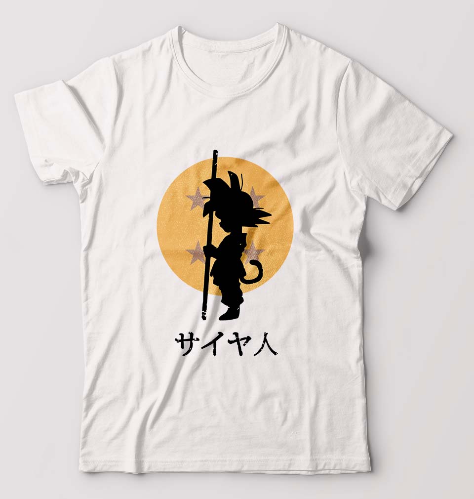 Dragon Ball Goku T-Shirt for Men-White-Ektarfa.online