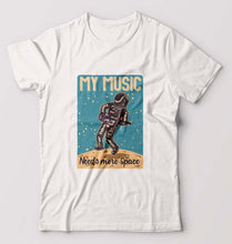 Load image into Gallery viewer, Music T-Shirt for Men-S(38 Inches)-White-Ektarfa.online
