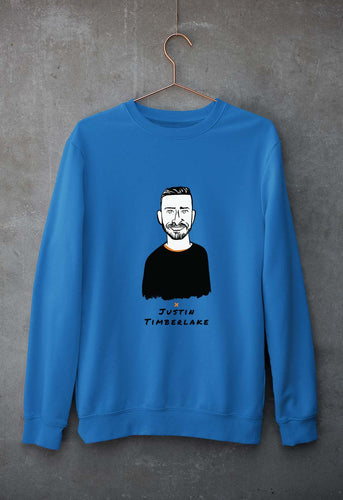 Justin Timberlake Unisex Sweatshirt for Men/Women-Royal Blue-Ektarfa.online