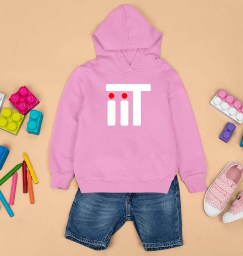 IIT Kids Hoodie for Boy/Girl-1-2 Years(24 Inches)-Light Baby Pink-Ektarfa.online