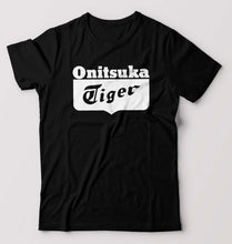 Load image into Gallery viewer, Onitsuka Tiger T-Shirt for Men-S(38 Inches)-Black-Ektarfa.online
