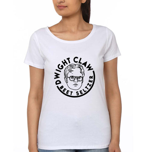 Dwight Schrute T-Shirt for Women-White-Ektarfa.online
