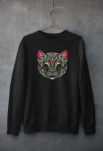 Load image into Gallery viewer, Psychedelic Cat Unisex Sweatshirt for Men/Women-Black-Ektarfa.online
