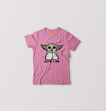 Load image into Gallery viewer, Yoda Star Wars Kids T-Shirt for Boy/Girl-0-1 Year(20 Inches)-Pink-Ektarfa.online
