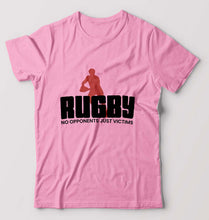 Load image into Gallery viewer, Rugby T-Shirt for Men-Light Baby Pink-Ektarfa.online
