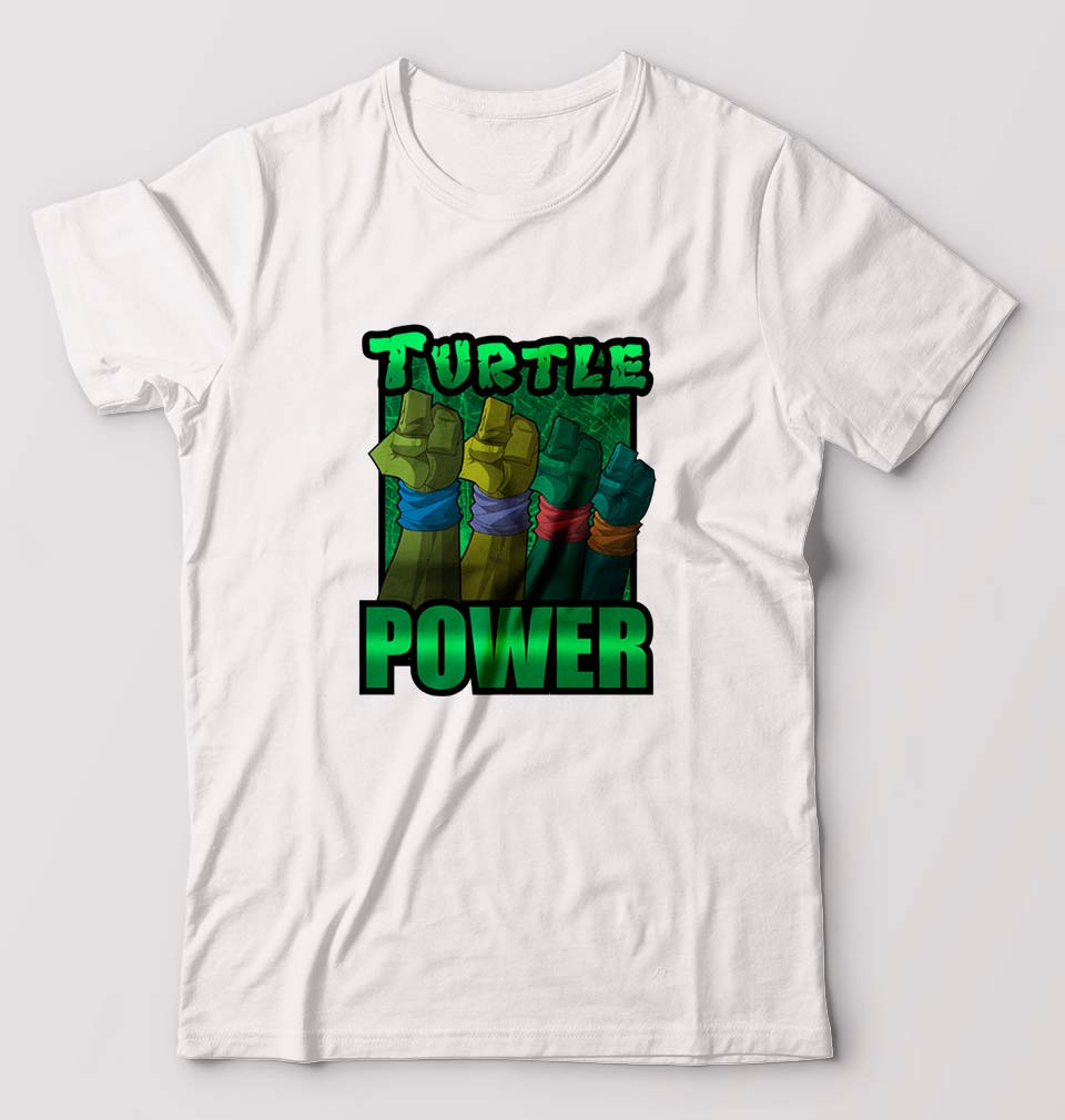Ninja Turtles TMNT T-Shirt for Men-White-Ektarfa.online