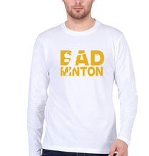 Load image into Gallery viewer, Badminton Full Sleeves T-Shirt for Men-White-Ektarfa.online

