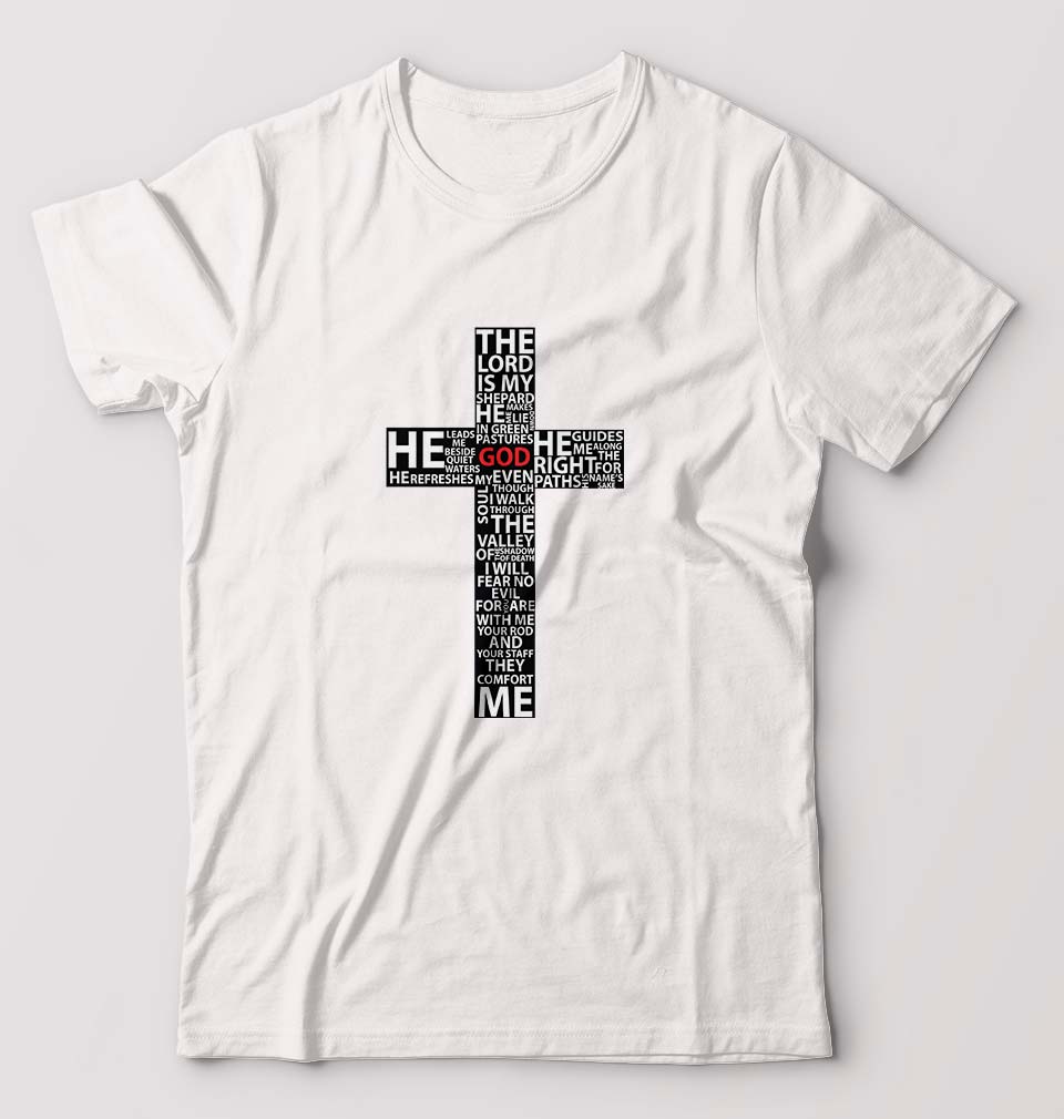 God T-Shirt for Men-White-Ektarfa.online