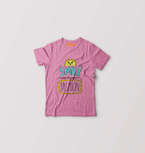 Load image into Gallery viewer, Smile are Always in Fashion Kids T-Shirt for Boy/Girl-0-1 Year(20 Inches)-Pink-Ektarfa.online
