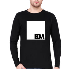 Load image into Gallery viewer, EDM Full Sleeves T-Shirt for Men-S(38 Inches)-Black-Ektarfa.online
