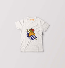 Load image into Gallery viewer, Real-Sociedad Kids T-Shirt for Boy/Girl-White-Ektarfa.online
