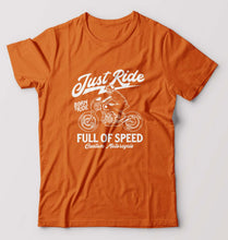 Load image into Gallery viewer, Motorcycle T-Shirt for Men-Orange-Ektarfa.online

