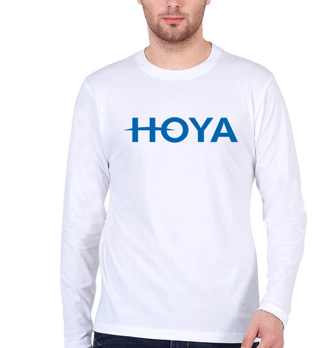 Hoya Full Sleeves T-Shirt for Men-White-Ektarfa.online
