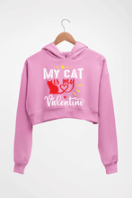 Load image into Gallery viewer, Cat Crop HOODIE FOR WOMEN-Light Baby pink-Ektarfa.online
