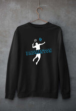Load image into Gallery viewer, Badminton Unisex Sweatshirt for Men/Women-Black-Ektarfa.online
