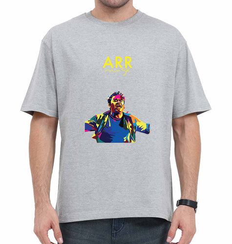 A. R. Rahman Oversized T-Shirt for Men-Grey-Ektarfa.online