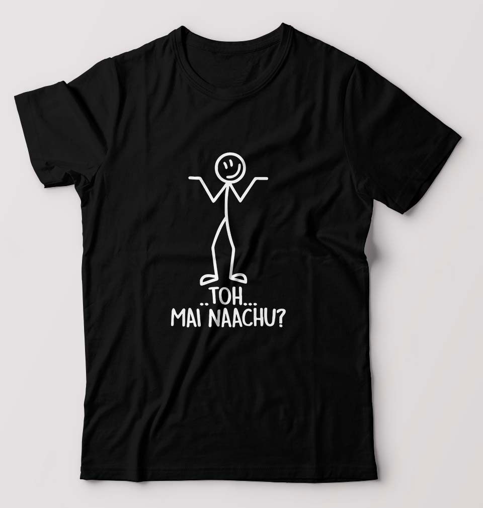 Nachu Funny T-Shirt for Men-Black-Ektarfa.online