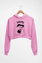 Load image into Gallery viewer, MS Dhoni (MSD) Crop HOODIE FOR WOMEN-Light Baby Pink-Ektarfa.online
